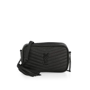 Mini Saint Laurent black bag Lou Maltese
